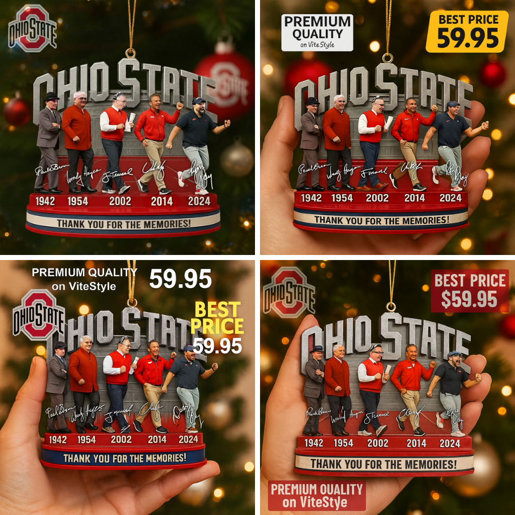 Ohio State Coach Thank for the memories Ornament