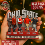 Ohio State Coach Thank for the memories Ornament