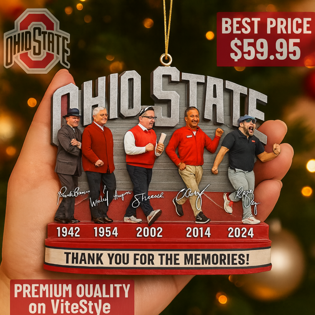 Ohio State Coach Thank for the memories Ornament