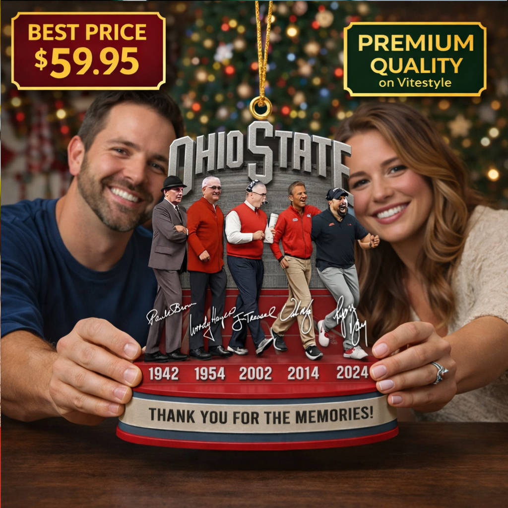 Ohio State Coachs Thank for memories Ornament