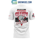 Ohio State Football 2024 College Football Playoff National Champions White Hoodie T Shirt