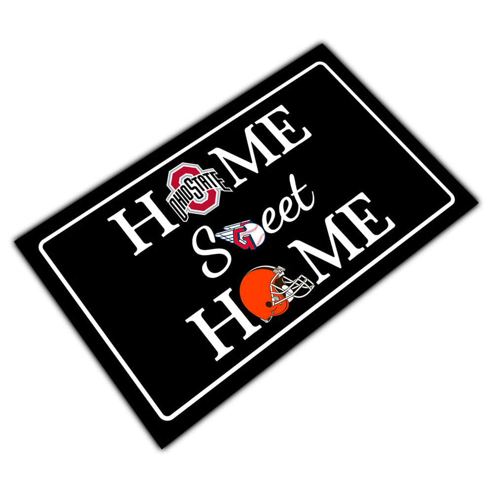 Ohio State x Guardians x Browns Home Sweet Home Doormat