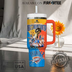 Okc On The Nbas Mountaintop 40Oz Stanley Tumbler With Handle