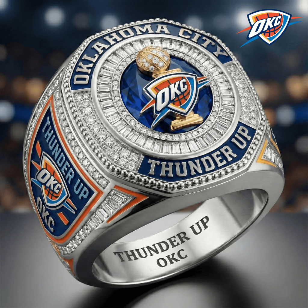 HOT Oklahoma City Thunder Champion Ring