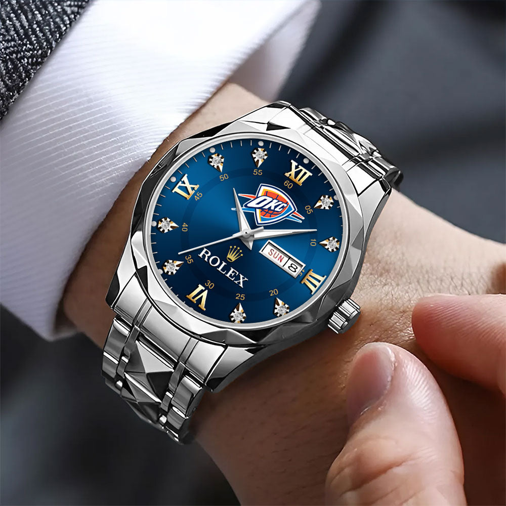 Oklahoma City Thunder 2025 NBA Champions x Rolex Alloy Luxury Quartz Watch - MAITM 11912