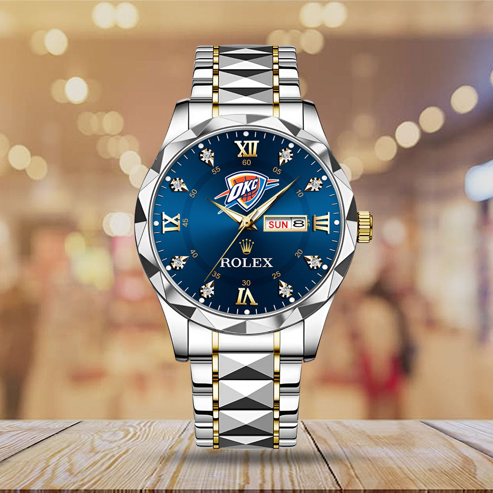 Oklahoma City Thunder 2025 NBA Champions x Rolex Alloy Luxury Quartz Watch - MAITM 11912