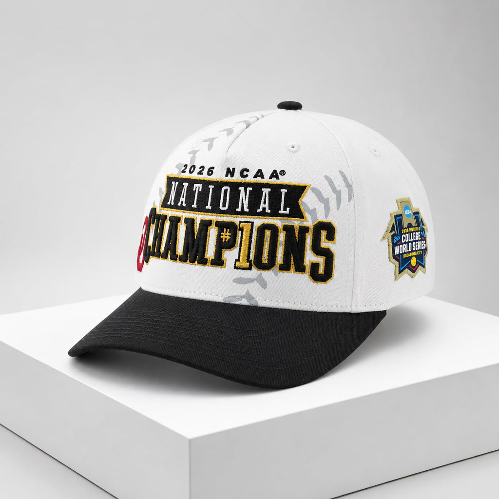 Oklahoma Sooners 2026 College World Series Champions Locker Room Hat