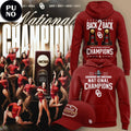 Oklahoma Sooners 2026 Women's Gymnastics National Champions Back2Back Hoodie Shirt