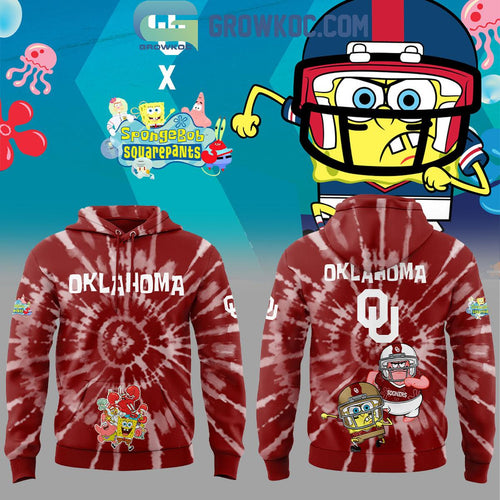 Oklahoma Sooners SpongeBob SquarePants Hoodie Shirt