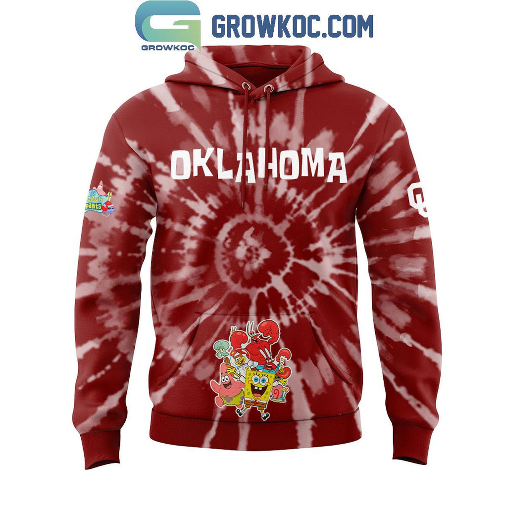 Oklahoma Sooners SpongeBob SquarePants Hoodie Shirt
