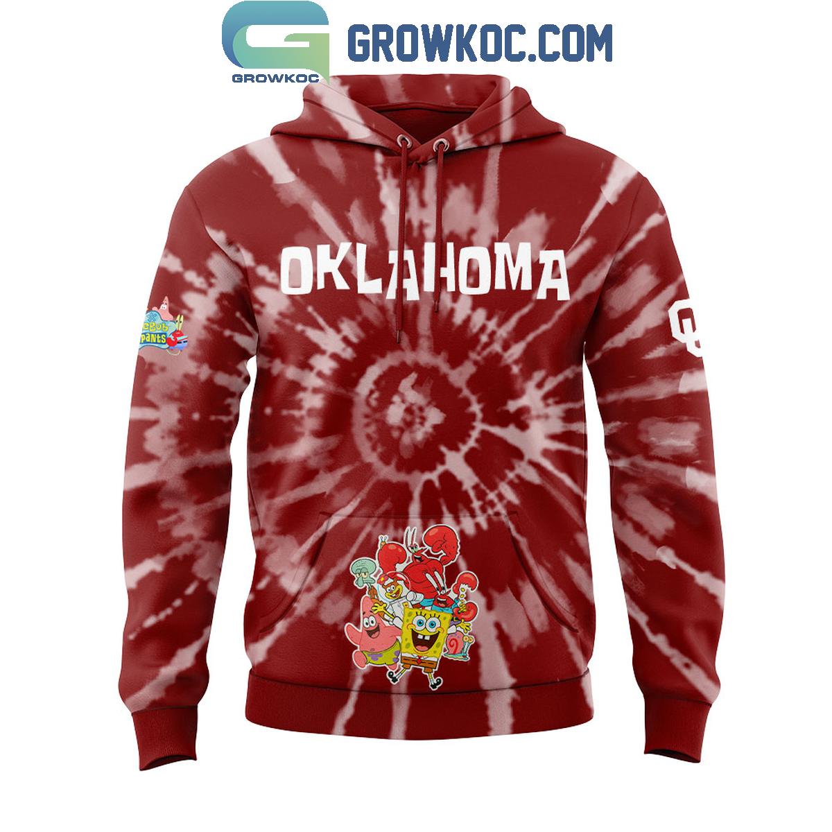 Oklahoma Sooners SpongeBob SquarePants Hoodie Shirt