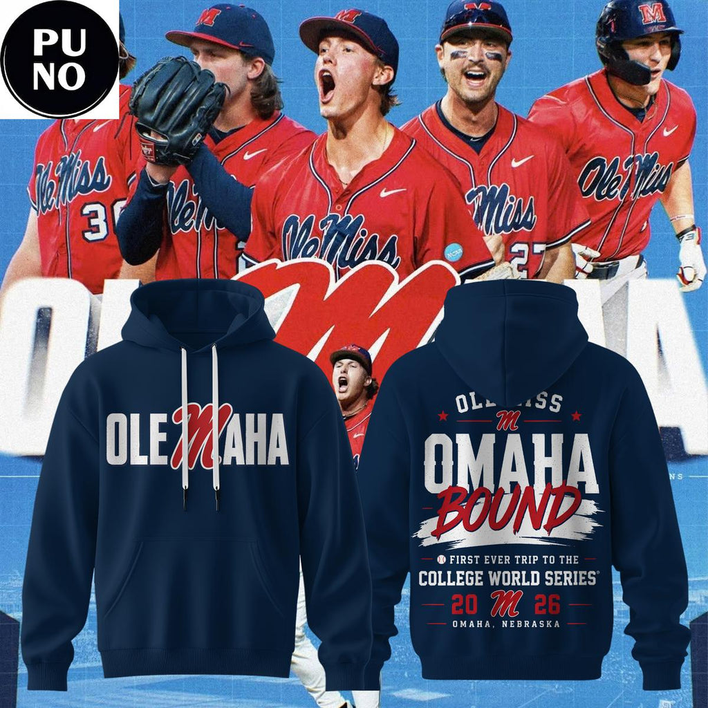 Ole Miss Rebels NCAA Baseball College World Series 2026 Omaha Bound Hoodie T-Shirt
