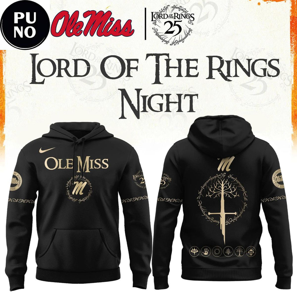 Ole Miss Rebels x Lord Of The Rings Night 2026 Hoodie T-Shirt