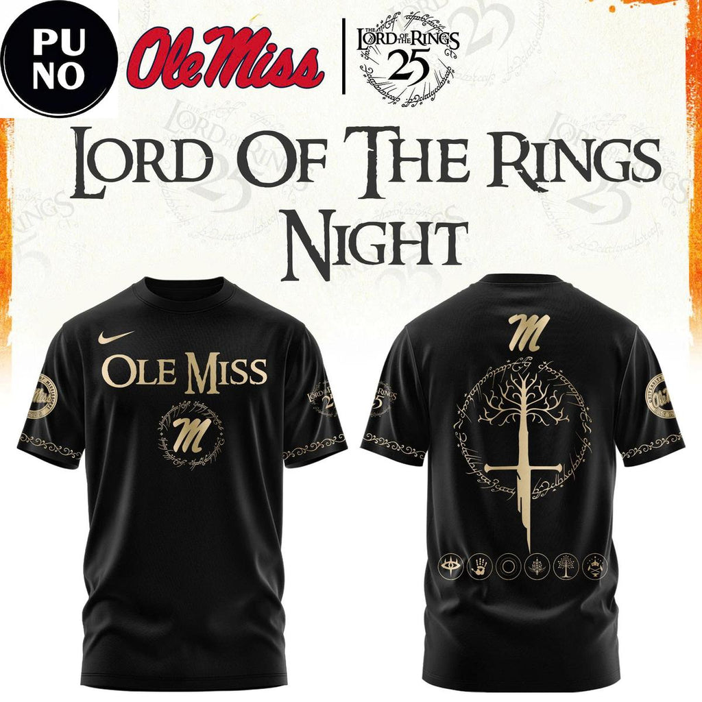 Ole Miss Rebels x Lord Of The Rings Night 2026 Hoodie T-Shirt