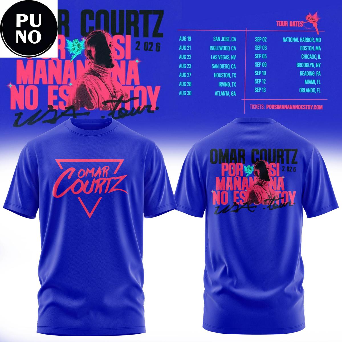 Omar Courtz Por Si Manana No Estoy 2026 Hoodie T-Shirt