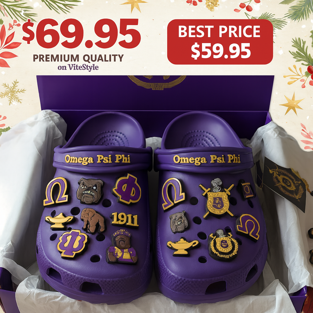 Omega Psi Phi Crocband Charms Crocs 2026