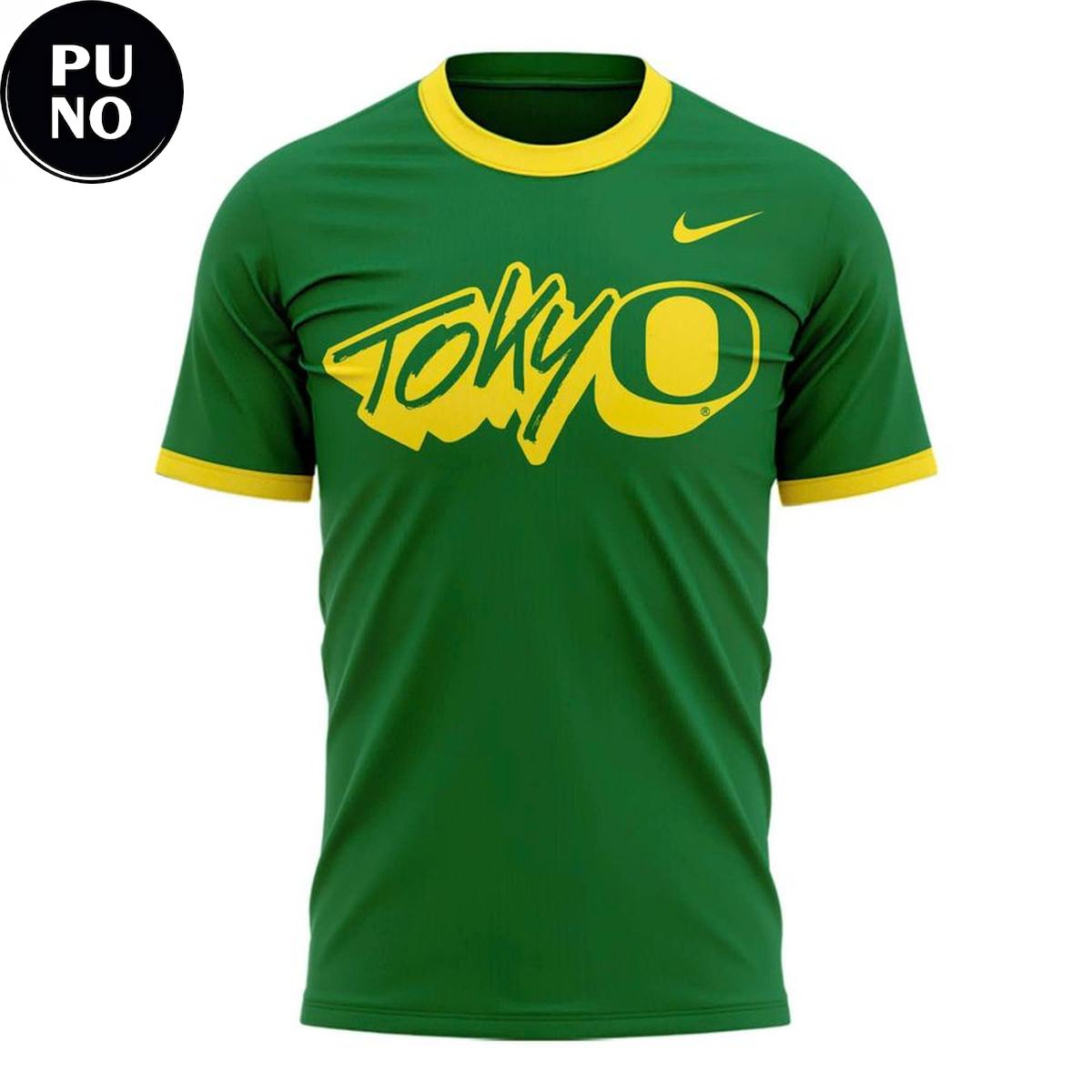 Oregon Ducks 2026 Tokyo Oregon Football Showcase T-Shirt