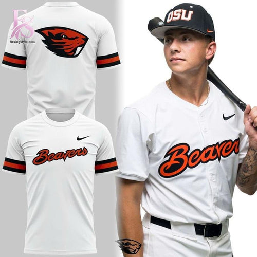 Oregon Ducks State Beavers Baseball Wordmark Shirt
