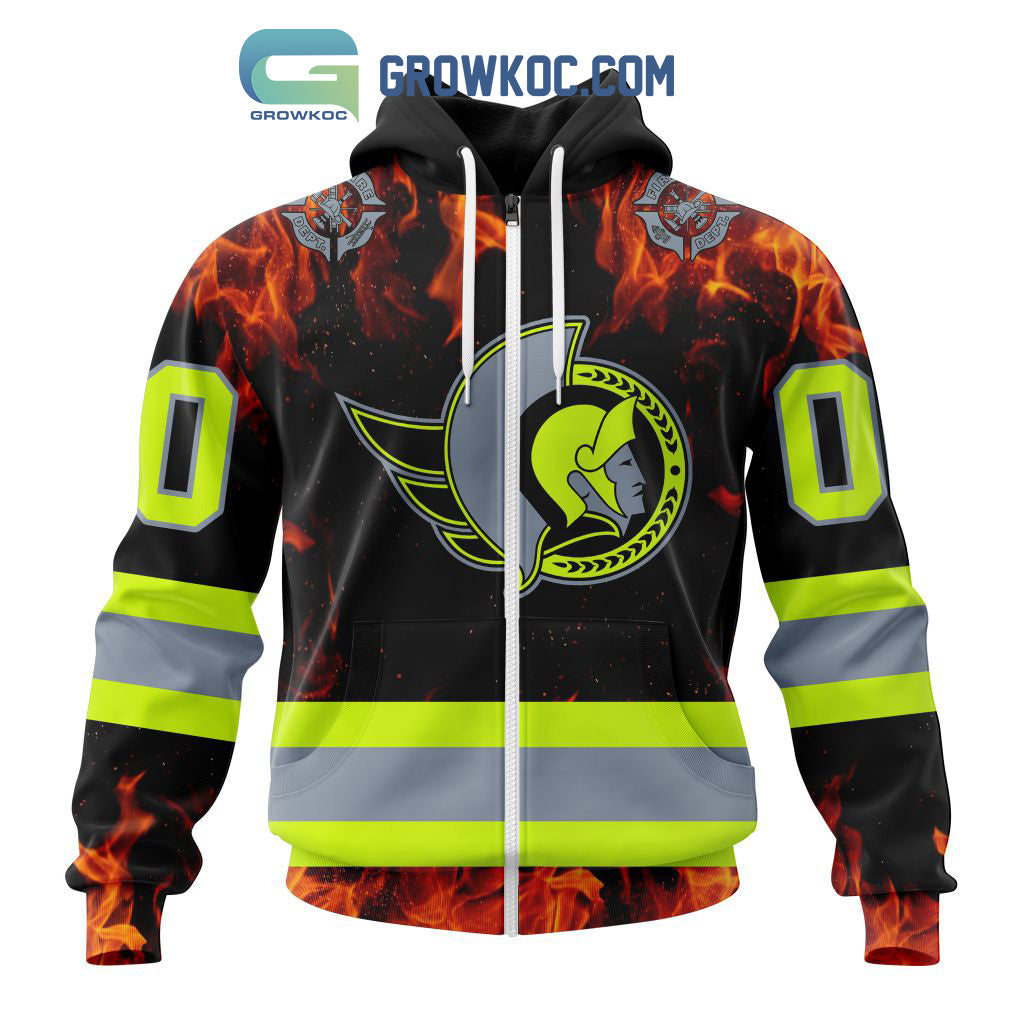 Ottawa Senators Honoring Firefighters Hoodie Shirts