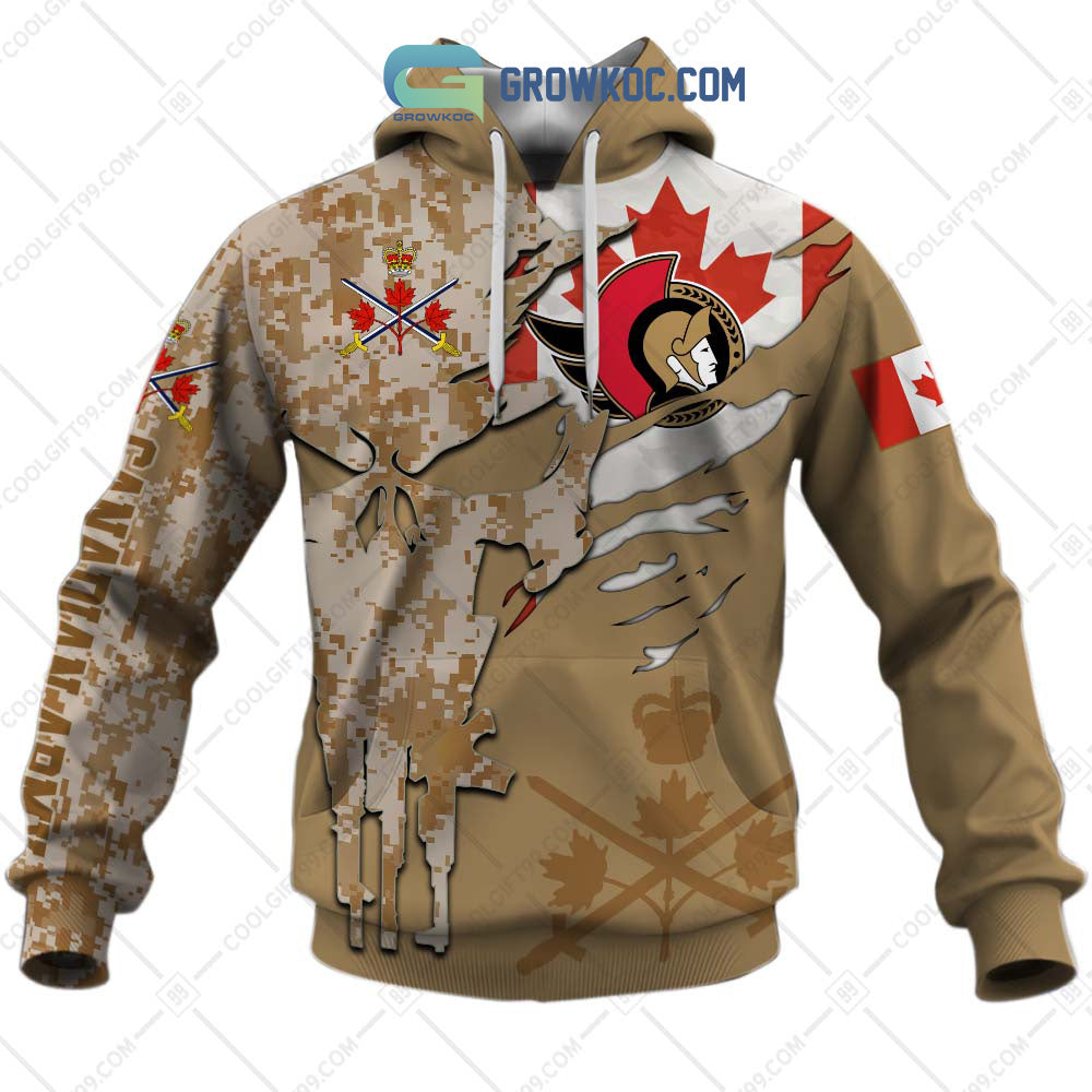 Ottawa Senators Marine Corps Personalized Hoodie Shirts