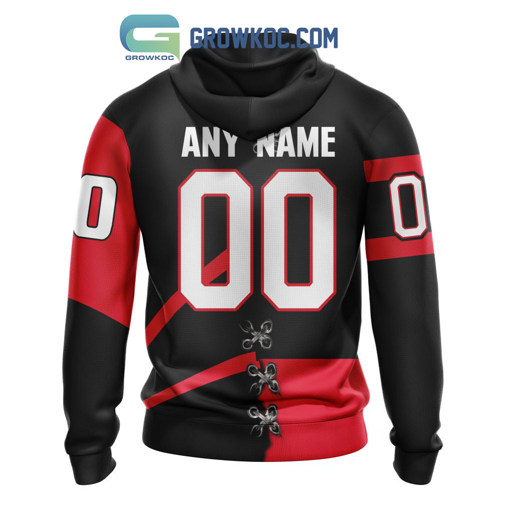 Ottawa Senators Mix Reverse Retro Personalized Hoodie Shirts