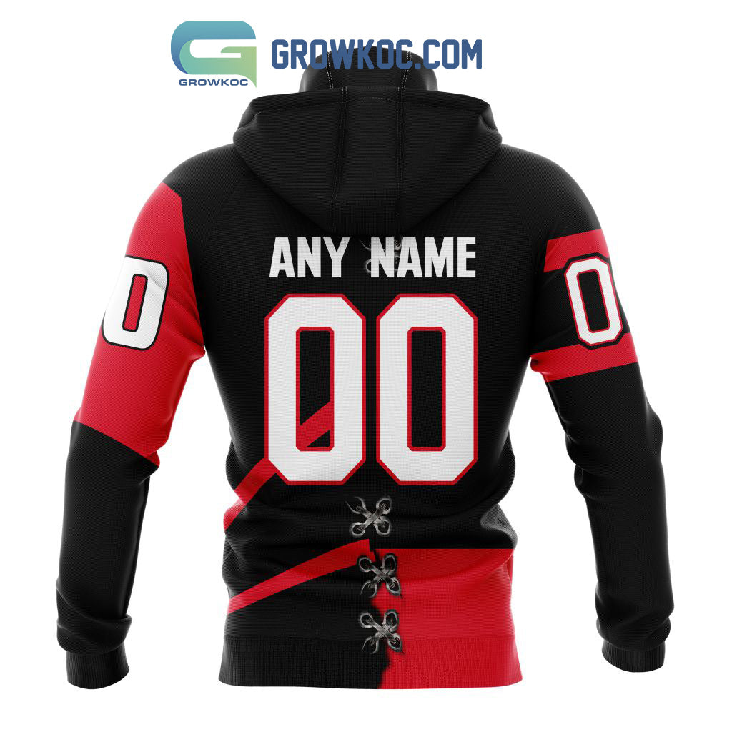 Ottawa Senators Mix Reverse Retro Personalized Hoodie Shirts