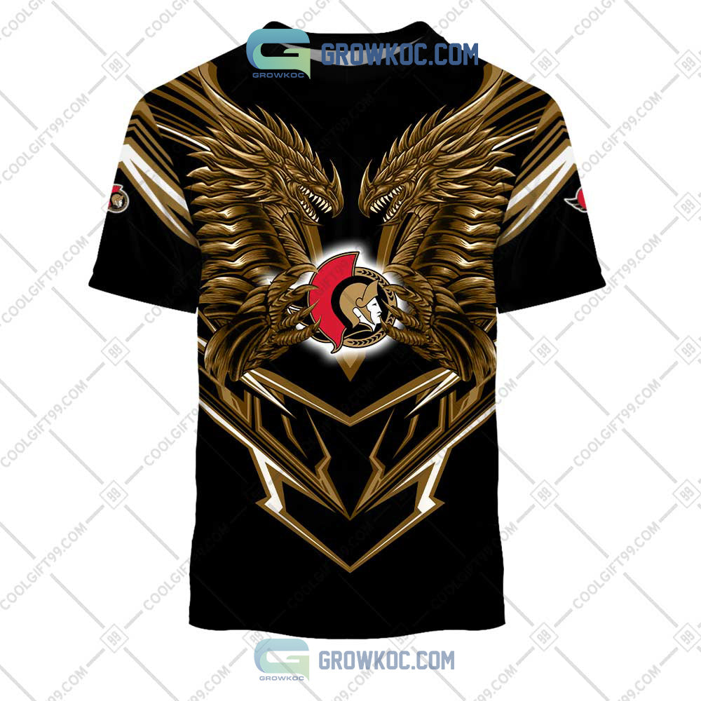 Ottawa Senators NHL Personalized Dragon Hoodie T Shirt