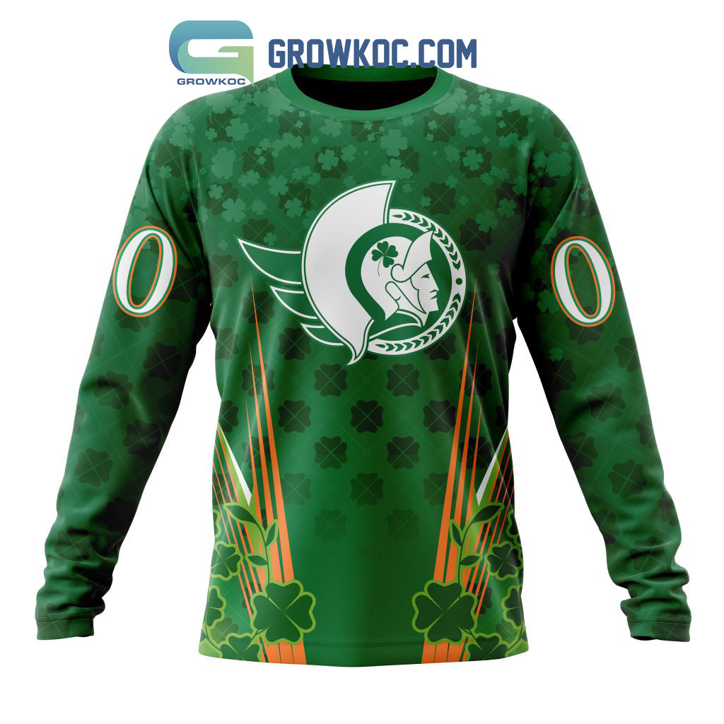 Ottawa Senators St. Patrick’s Day Personalized Hoodie Shirts