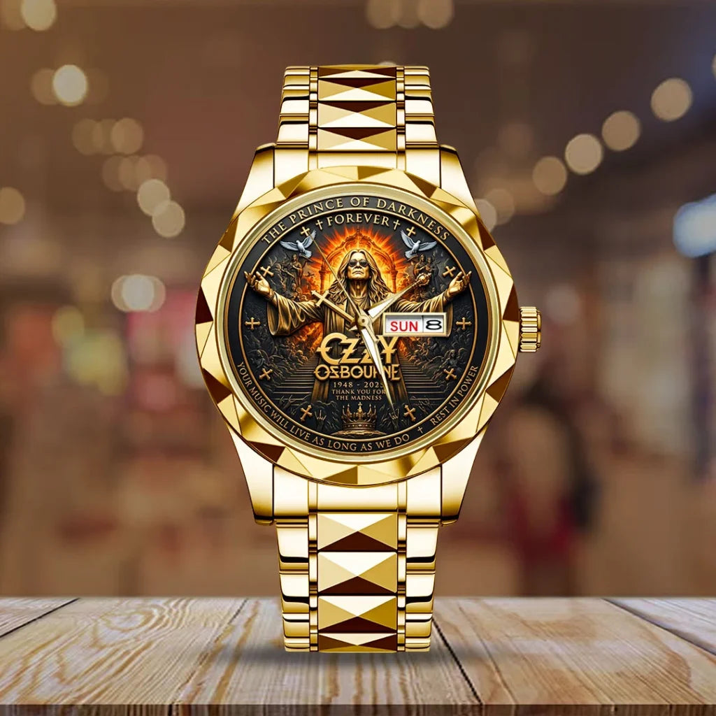 Ozzy Osbourne Alloy Luxury Quartz Watch - TMTHU8796