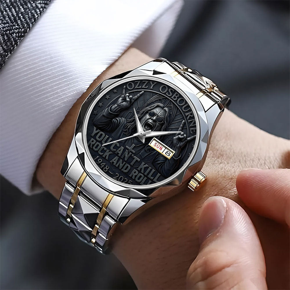 Ozzy Osbourne Alloy Luxury Quartz Watch - TANTN 14714