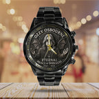 Ozzy Osbourne Black Stainless Steel Watch - MAITM 12454