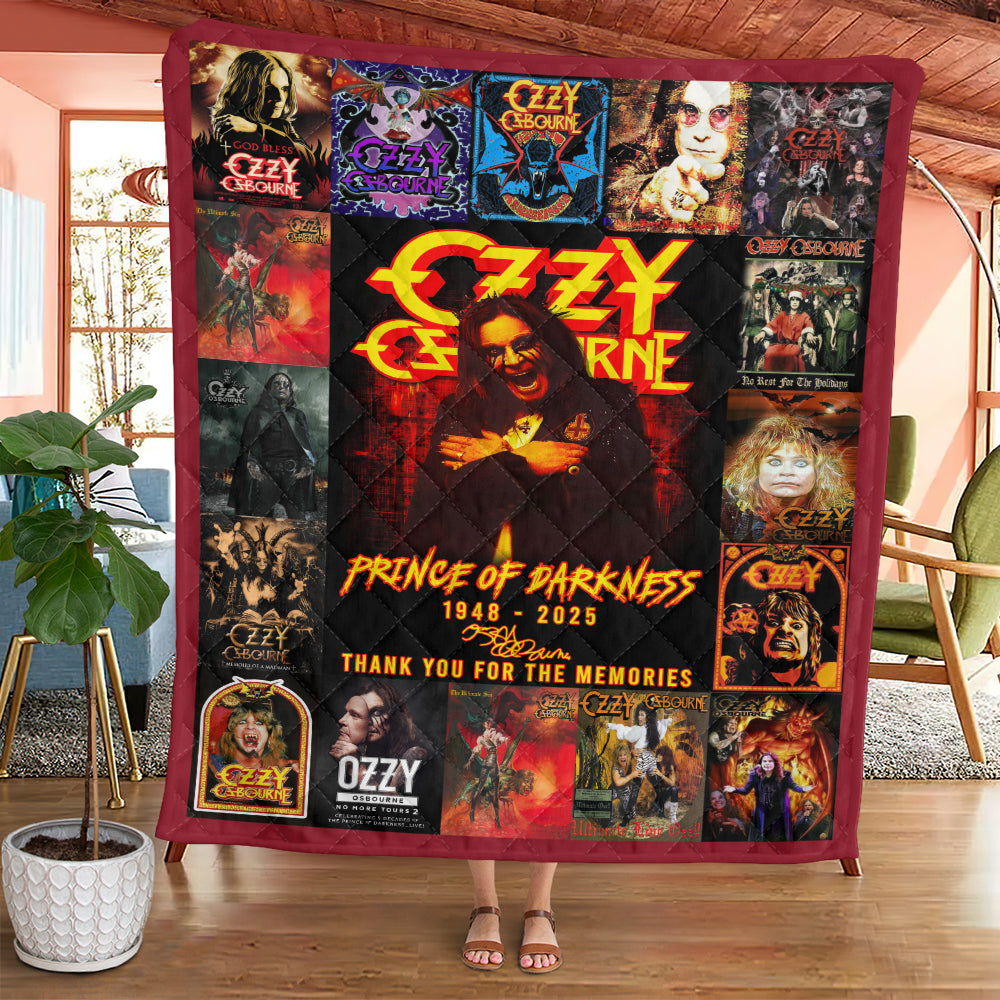 Ozzy Osbourne Quilt Blanket - MAITM 12394