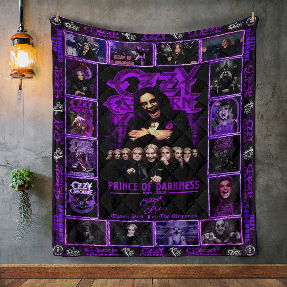 Ozzy Osbourne Quilt Blanket – MAITM12568