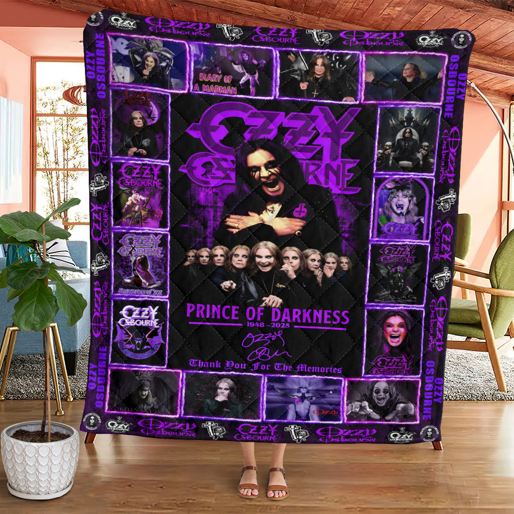 Ozzy Osbourne Quilt Blanket – MAITM12568