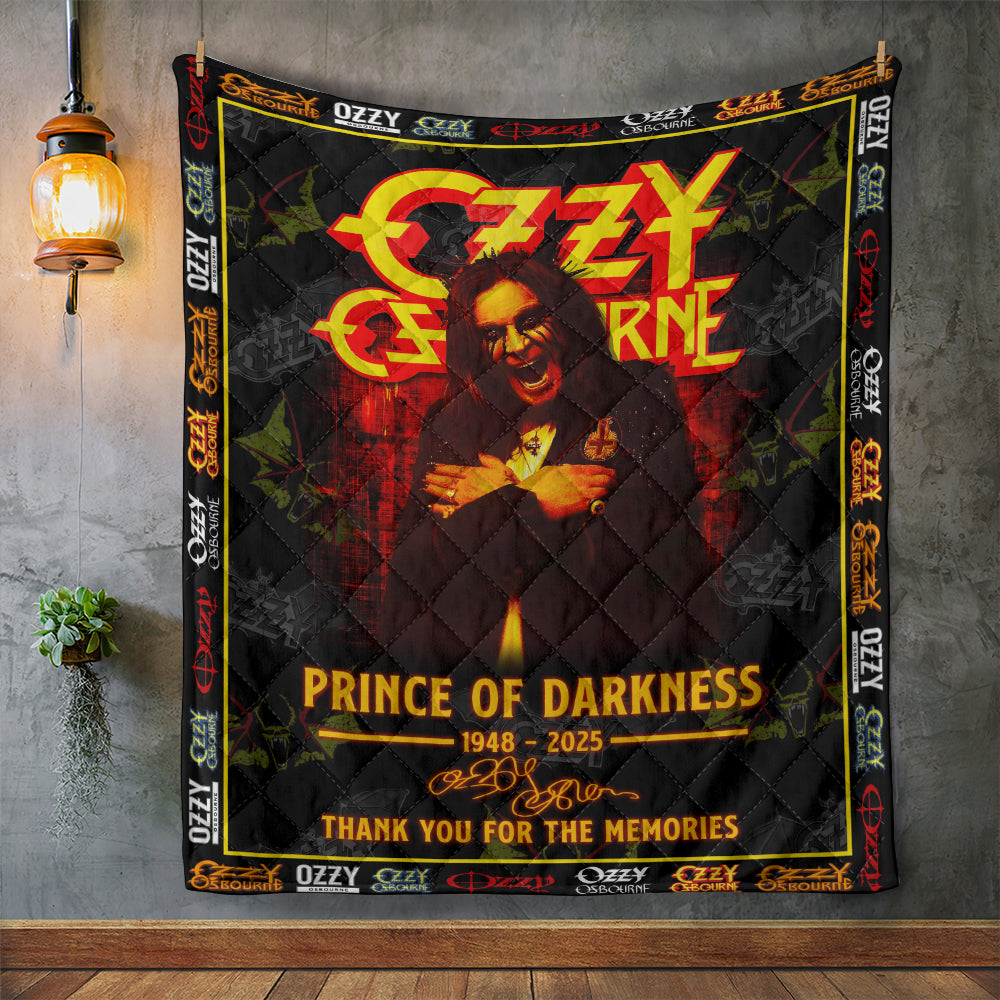 Ozzy Osbourne Quilt Blanket - MAITM12741