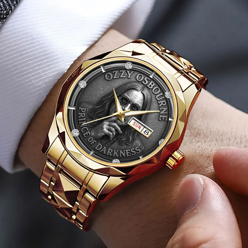 Ozzy Osbourne Alloy Luxury Quartz Watch - GNE 4143