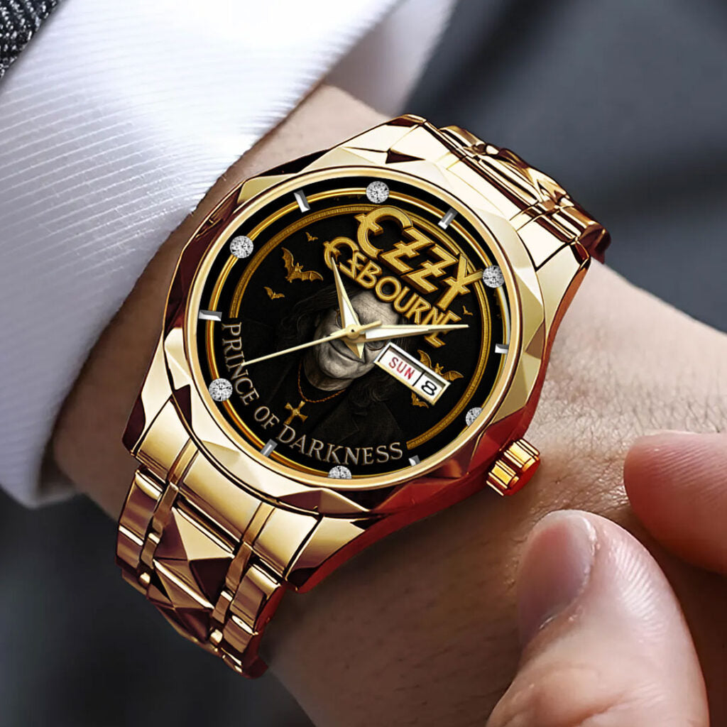Ozzy Osbourne Alloy Luxury Quartz Watch - GNE 4154