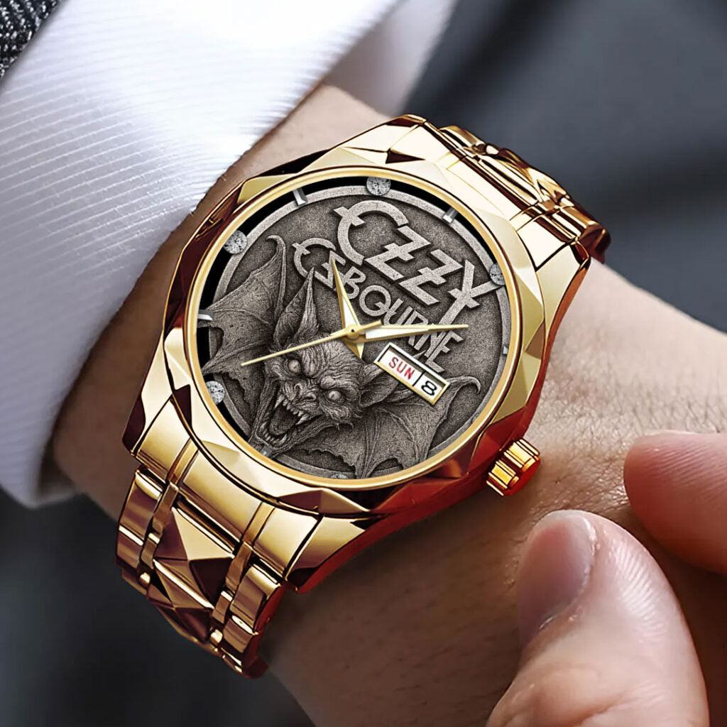 Ozzy Osbourne Alloy Luxury Quartz Watch - GNE 4185