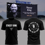 Remembering Stacey King - The Voice of Bulls T-Shirt