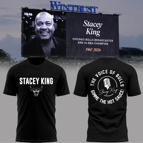 Remembering Stacey King - The Voice of Bulls T-Shirt