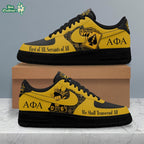 PREMIUM Alpha Phi Alpha Official 1906 Fraternity Air Force 1 Sneakers