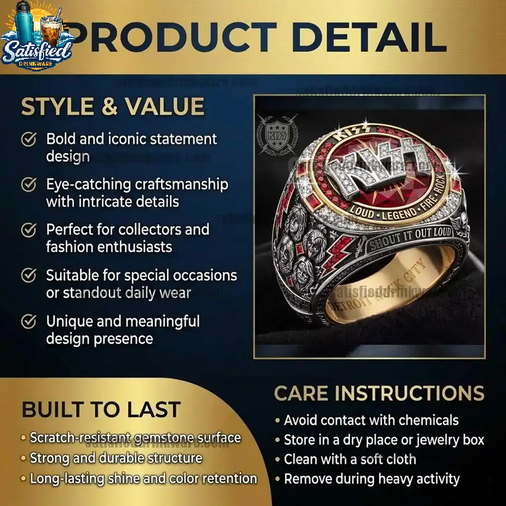 PREMIUM KISS Detroit Rock City Collector’s Edition Ring