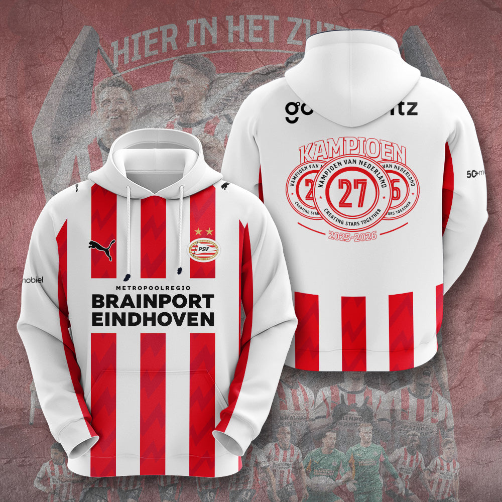 PSV Eindhoven Champions 2026 3D Apparel – GNE5805