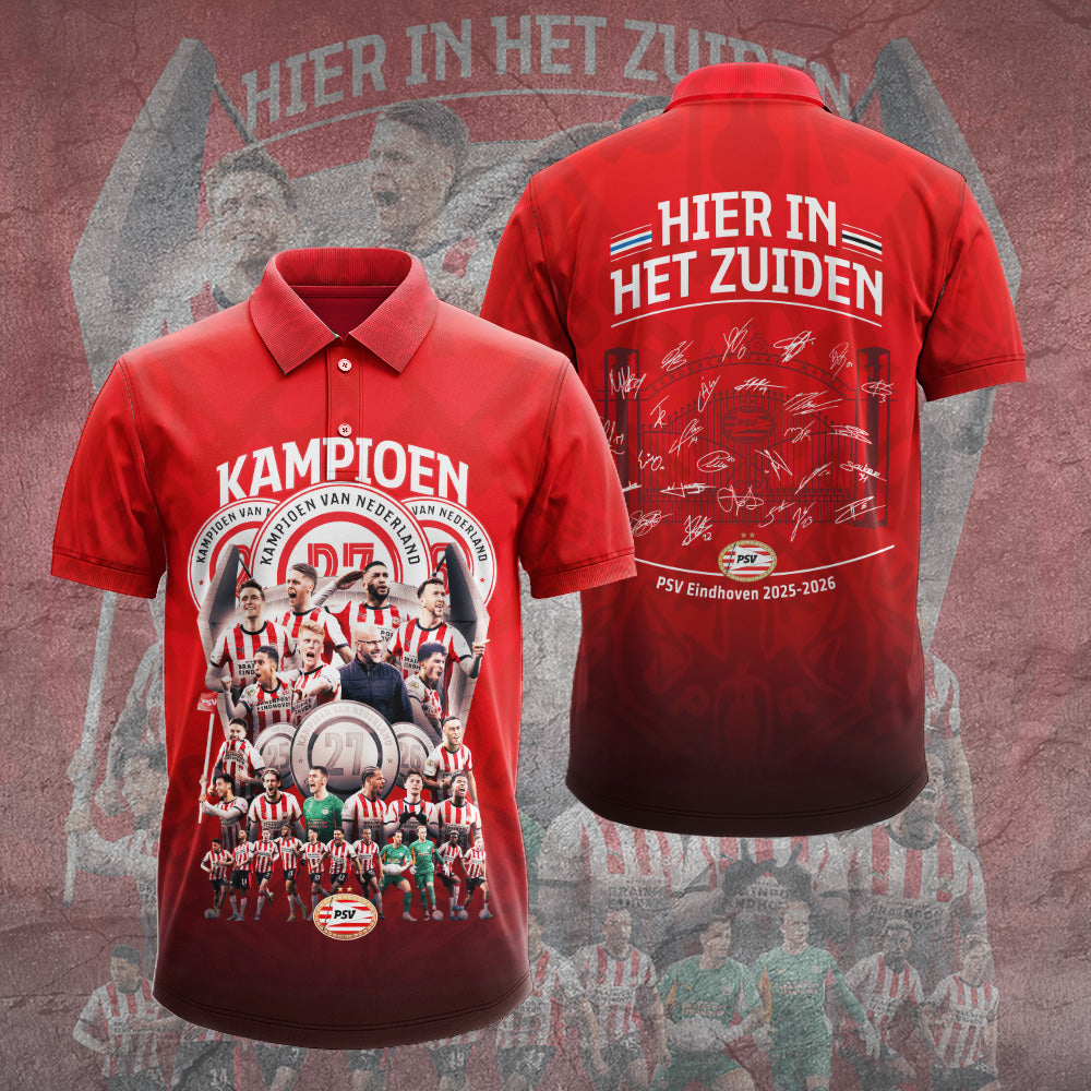 PSV Eindhoven Champions 2026 3D Apparel – GNE5820