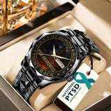PTSD Awareness Veterans Alloy Luxury Quartz Watch - TANTN15628