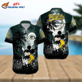 Packers Hawaiian Shirt With Mickey And Surfboard Design