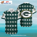 Packers Hawaiian Shirt With Turtle And Flower Pattern
