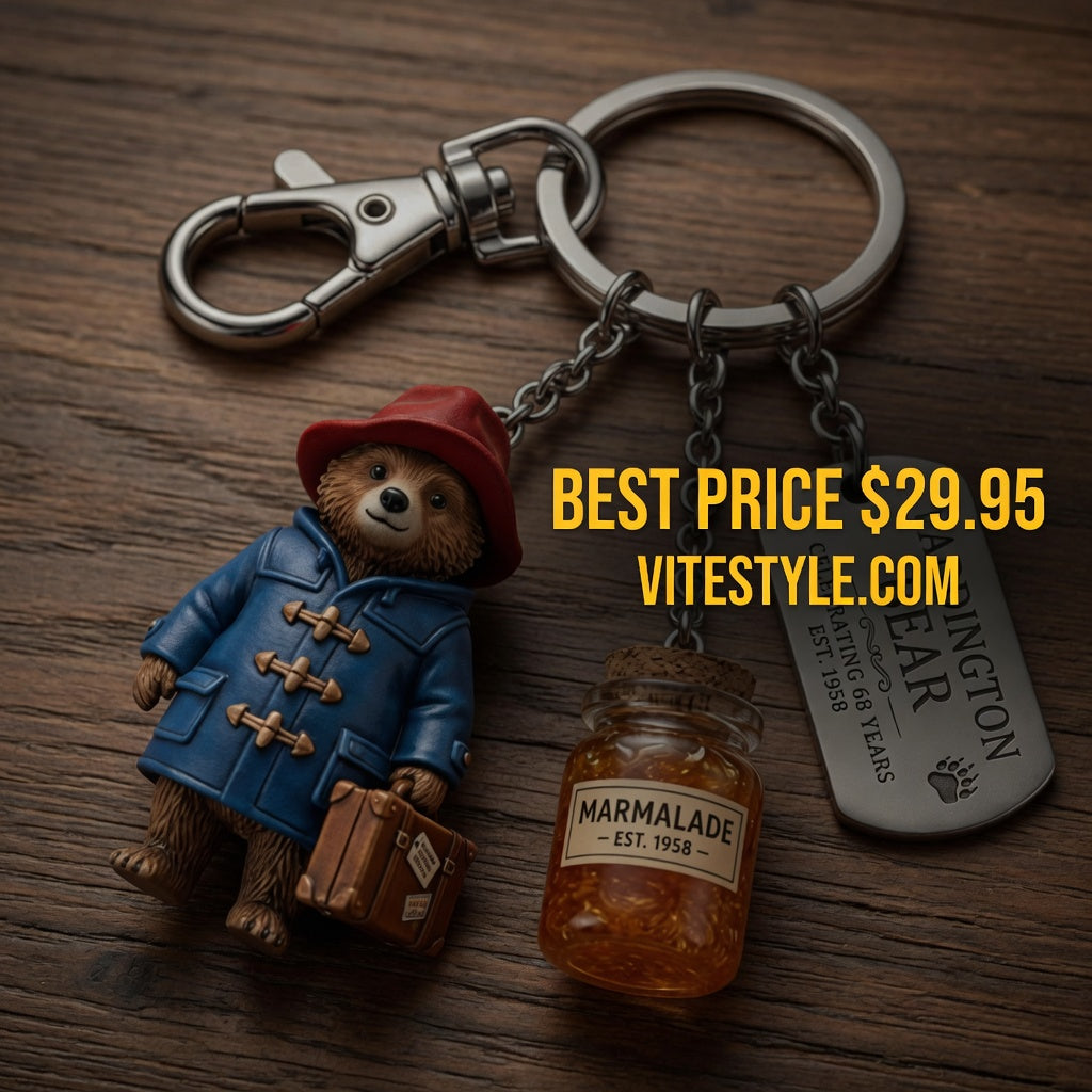 Paddington Bear Please Look After This Bear Collector Keychain