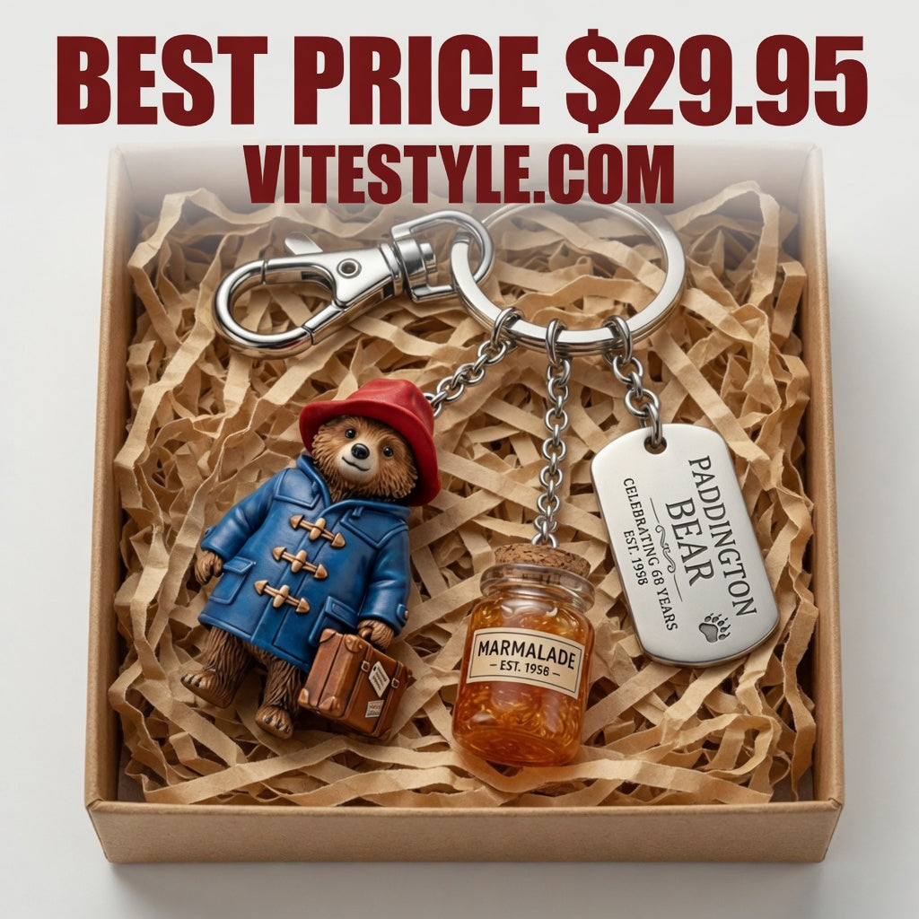 Paddington Bear Please Look After This Bear Collector Keychain