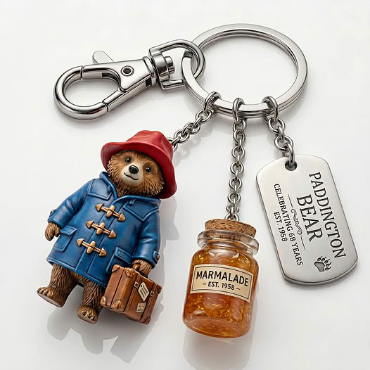 Paddington Bear Please Look After This Bear Collector Keychain